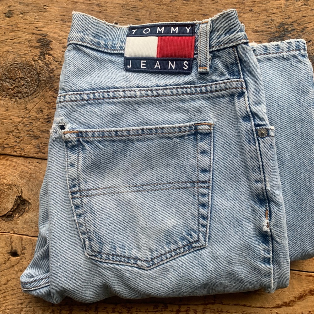 Thrashed Tommy Jeans - Soft, Vintage 90’s Light Wash Denim